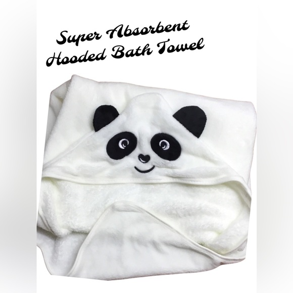 Boutique Other - Baby Animal Panda Hooded Bath Towel